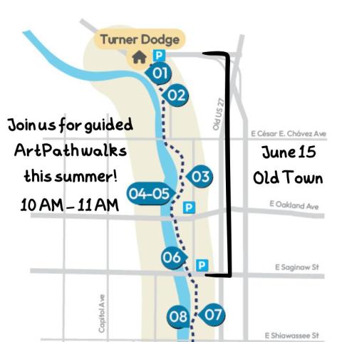 ArtPath Guided Walk for sites 1-6 Flyer